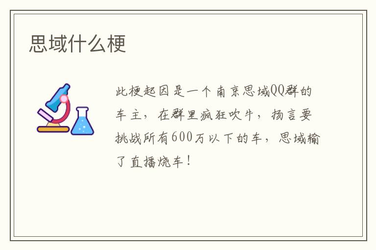 思域什么梗