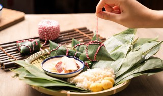 包肉粽子的步骤 在家如何包肉粽子
