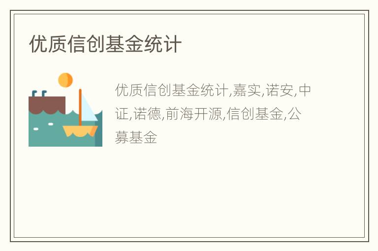 优质信创基金统计