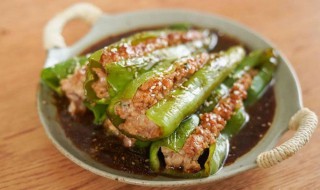 青椒酿肉新的做法 怎么做青椒酿肉
