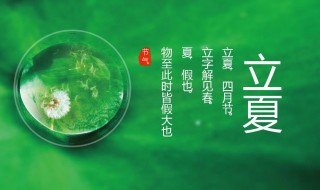 立夏小知识 立夏常识知识有哪些