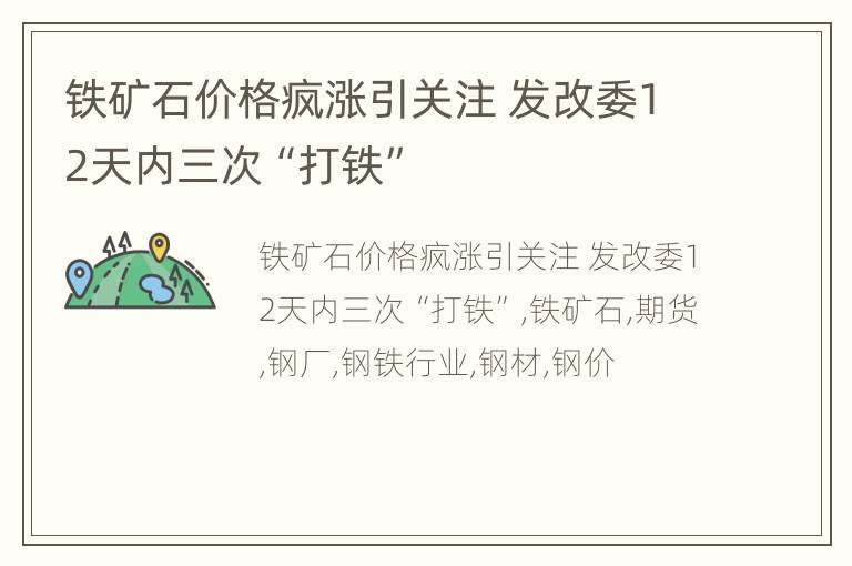 铁矿石价格疯涨引关注 发改委12天内三次“打铁”