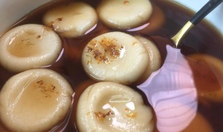 桂花糯米团怎么做 桂花红糖糯米团子的做法