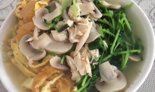 豆苗瘦肉蘑菇汤 豆苗瘦肉蘑菇汤做法介绍