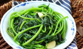炒红薯藤步骤 清炒红薯藤