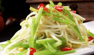芹菜黄豆芽炝锅面条怎么做 黄豆芽炝锅面条的做法