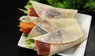烤鸭卷的制作方法和配方 脆皮烤鸭卷最简单制作方式分享