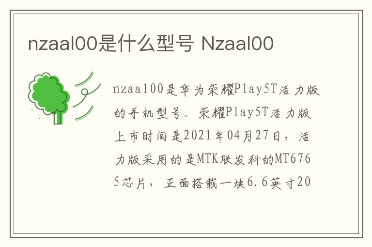nzaal00是什么型号 Nzaal00