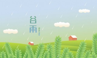 谷雨的谚语 关于谷雨的谚语