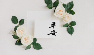 早安经典句子 早安经典句子精选