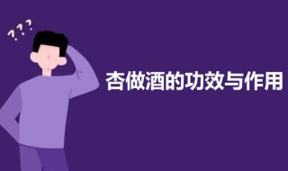 杏做酒的功效与作用 关于杏子酒的功效与作用介绍