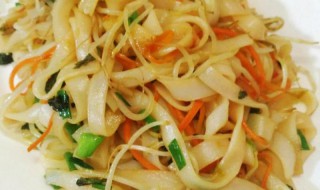 豆芽炒河粉做法步骤 做河粉炒豆芽的方法