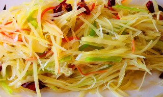 白菜拌土豆丝 怎么做白菜拌土豆丝