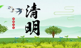 清明节的由来与来历 清明节由来介绍