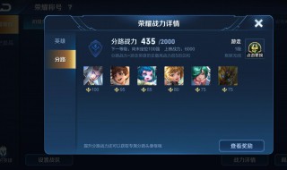 王者战力哪里看 王者介绍