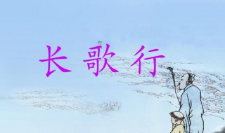 长歌行赏析作文开头怎么写 怎么写才亮眼