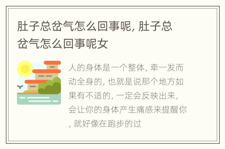 肚子总岔气怎么回事呢，肚子总岔气怎么回事呢女