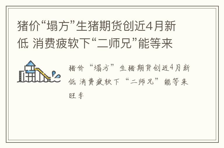 猪价“塌方”生猪期货创近4月新低 消费疲软下“二师兄”能等来旺季