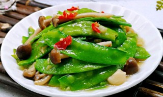 荷兰豆炒蟹味菇 怎么做荷兰豆炒蟹味菇