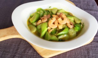 怎么做丝瓜炒虾 制作丝瓜炒虾