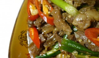 姜葱炒牛肉做法步骤 姜葱炒牛肉有什么营养