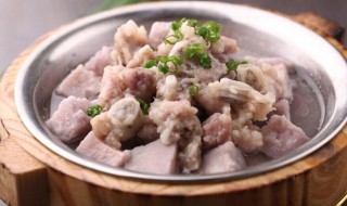 经期怎么吃芋头 经期吃芋头蒸排骨的方法