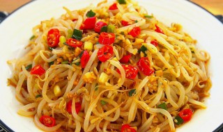 凉拌黄豆芽好吃窍门 怎么做凉拌黄豆芽