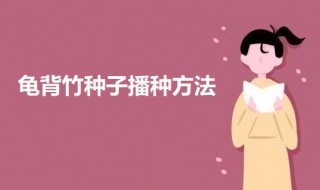 龟背竹种子播种方法 龟背竹种子如何播种种植