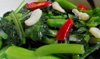香蒜爆油菜做法步骤 香蒜爆油菜需要哪些材料