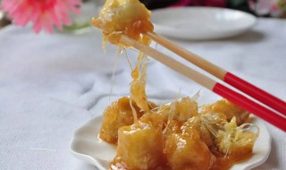 拔丝肉拌豆沙 怎么做拔丝肉拌豆沙