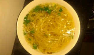 普通的汤面条怎么做 普通的汤面条的做法