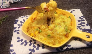 蔬菜肉丁焗饭 如何制作蔬菜肉丁焗饭