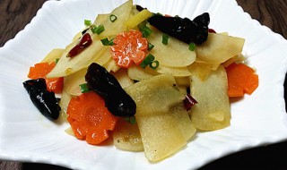 白菜木耳炒地瓜怎么做 白菜木耳炒地瓜的做法