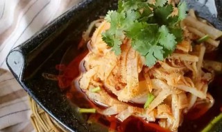 油泼百叶的制作方法 油泼百叶的做法