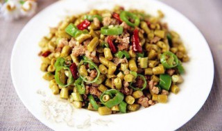 泡豇豆炒肉做法步骤 泡豇豆炒肉末怎么做