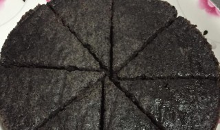 无油黑米糕的做法步骤 无油黑米糕的做法