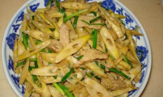 豆豉炒竹笋做法步骤 豆豉炒竹笋做法分享