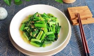 炒小白菜窍门 怎么做炒小白菜