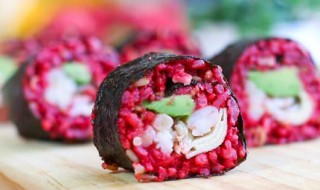 牛油果甜菜根寿司 牛油果甜菜根寿司做法介绍
