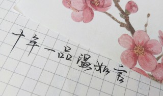 十年一品温如言句子 十年一品温如言经典句子有哪些