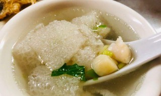 干贝竹荪萝卜汤 干贝竹荪萝卜汤的做法
