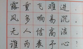 硬笔写诗的技巧 硬笔写诗有什么技巧吗