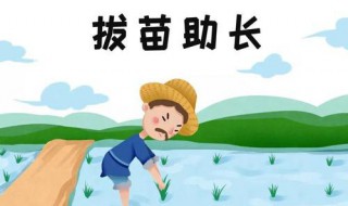 揠苗助长和拔苗助长有什么区别 揠苗助长和拔苗助长有区别吗