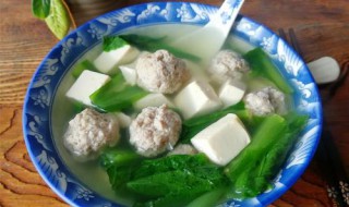 家常素菜丸子汤怎么做 素菜圆子汤
