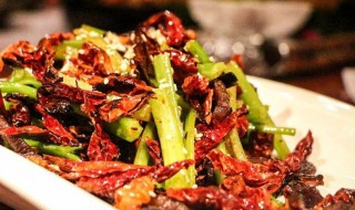 干煸牛肉丝食谱 干煸牛肉丝怎么做呢
