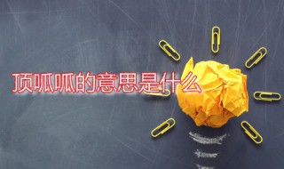 顶呱呱的意思是什么 顶呱呱怎么读