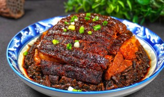 怎么做梅干菜扣肉 如何做梅干菜扣肉