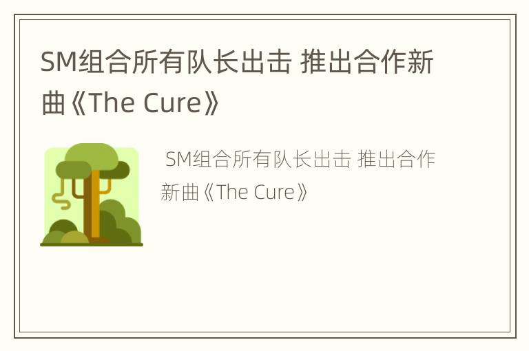 SM组合所有队长出击 推出合作新曲《The Cure》