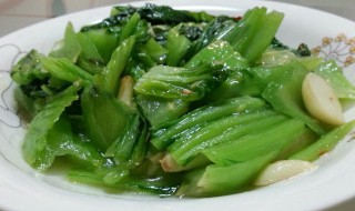 做芥菜方法 制作清炒芥菜的方法