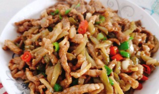 榨菜炒肉的做法 榨菜炒肉怎么做